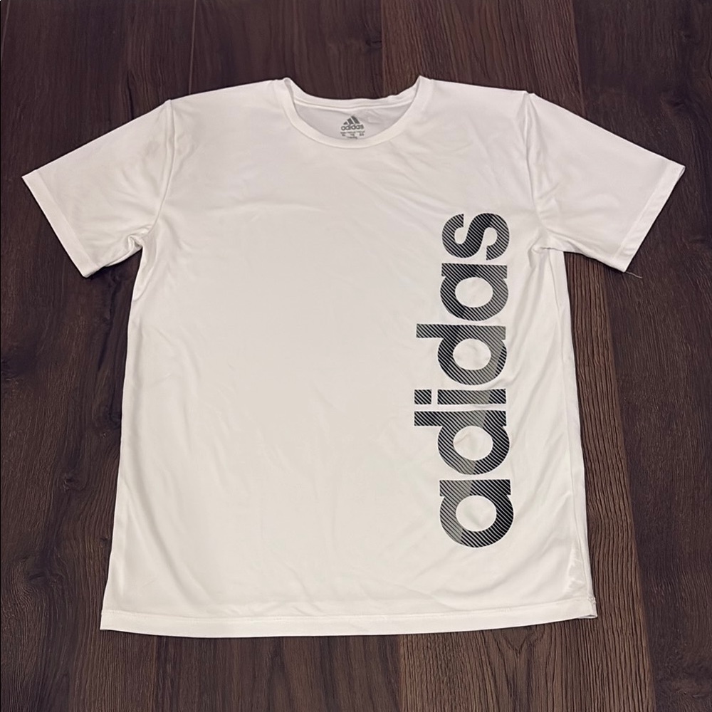 Adidas youth XL training tee in white